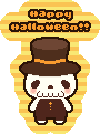 happy halloween skeleton