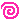 neon pink spiral pixel