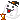 ghost with witch hat pixel