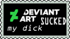 deviantart sucked my dick