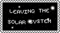 leaving the solar system