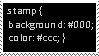 stamp background color