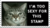 im too sexy for this stamp