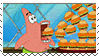 patrick inhaling burgers