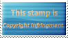 this stamp is copyright infringement