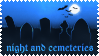 night and cemeteries go great together