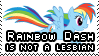 rainbow dash is not a lesbian