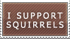 i support squirrels