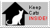 keep cats inside