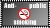 anti public smoking because it stops being your habit when it affects my health