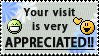 your visit is very appreciated
