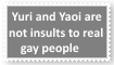 yuri and yaoi are not insults to real gay people