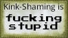 kink shaming is fucking stupid