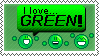 i love green