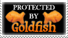 protected by goldfish
