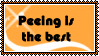 peeing is the best feeling in the world when you really have to go badly
