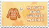 welcome back sweater weather