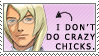 i dont do crazy chicks