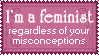 im a feminist regardless of your misconceptions