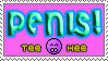 penis tee hee