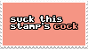suck this stamps cock