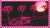 synthwave trees