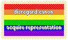 disregard canon acquire representation