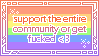 support the entire community or get fucked