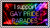 i support gay pride parades