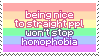 being nice to straight ppl wont stop homophobia being mean to straight ppl wont cause it