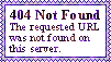 404 not found the requested url was not found on this server
