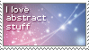 i love abstract stuff