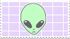 pastel alien