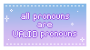 all pronouns are valid pronouns