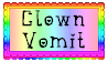 clown vomit
