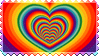 rainbow heart tunnel