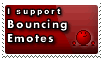 i support bouncing emotes