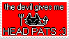 the devil gives me head pats
