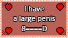 i have a large penis
