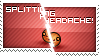 splitting headache