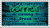 you are currently banned from viewing this stamp. press alt+f4 to unblock yourself