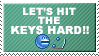 lets hit the keys hard