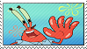 mr krabs hand