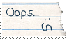 oops ripped stamp