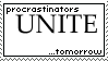procrastinators unite... tomorrow