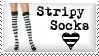 stripy socks