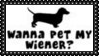 wanna pet my wiener?