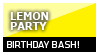 lemon party birthday bash
