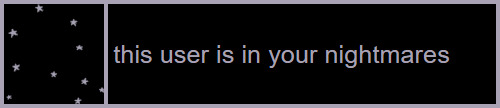 this user is in your nightmares