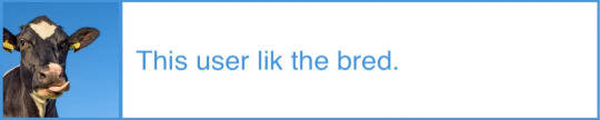 this user lik the bred